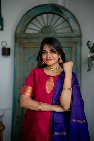 MEGHNA | MATERNITY KURTI SET