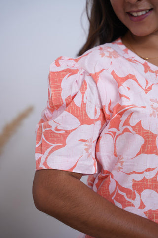 FLORA FROST | ZIPLESS MATERNITY MAXI-PUFF SLEEVES | ANKLE LENGTH MAXI