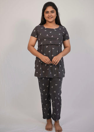 RIBBON | ZIPLESS FEEDING PANT SET