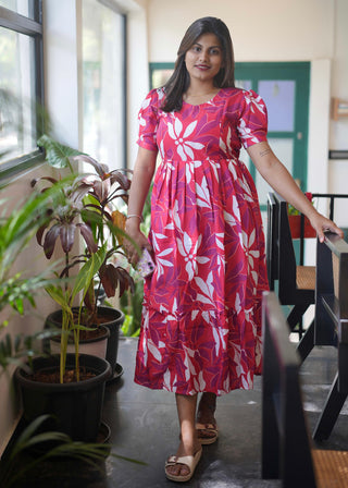 BLOOM WAVE | MATERNITY MAXI ANKLE LENGTH