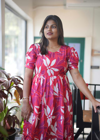 BLOOM WAVE | MATERNITY MAXI ANKLE LENGTH