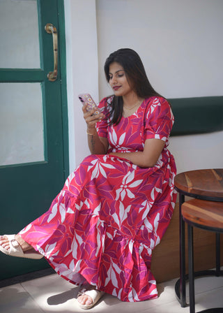 BLOOM WAVE | MATERNITY MAXI ANKLE LENGTH