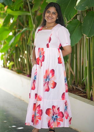 PASTEL GARDEN | MATERNITY MAXI ANKLE LENGTH