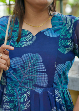 BLUE BOTANIC | MATERNITY GEORGETTE MAXI ANKLE LENGTH