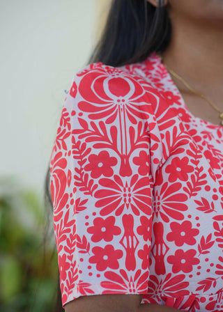 ORANGE PETALS | MATERNITY MAXI ANKLE LENGTH