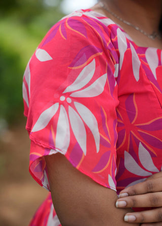 BLOOM WAVE | MATERNITY GEORGETTE MAXI ANKLE LENGTH