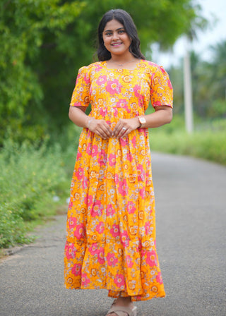 DAISY | MATERNITY KANDHA COTTON MAXI ANKLE LENGTH