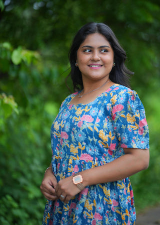 MULTI FLORAL | MATERNITY KANDHA COTTON MAXI ANKLE LENGTH