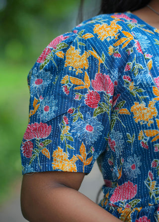 MULTI FLORAL | MATERNITY KANDHA COTTON MAXI ANKLE LENGTH