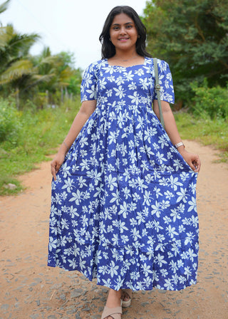 BLUEBELL MEADOW | MATERNITY COTTON MAXI ANKLE LENGTH
