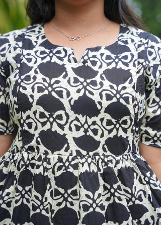 MIDNIGHT MOSAIC | MATERNITY COTTON MAXI ANKLE LENGTH