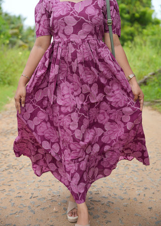 MULBERRY MEADOW | MATERNITY COTTON MAXI ANKLE LENGTH