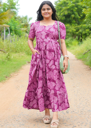 MULBERRY MEADOW | MATERNITY COTTON MAXI ANKLE LENGTH