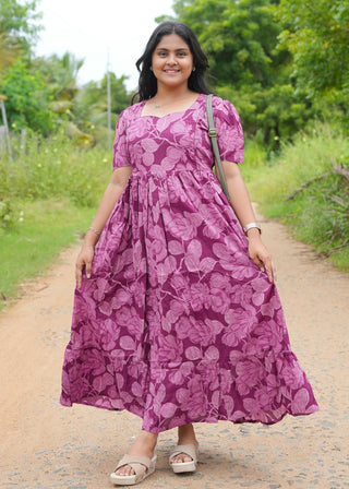 MULBERRY MEADOW | MATERNITY COTTON MAXI ANKLE LENGTH