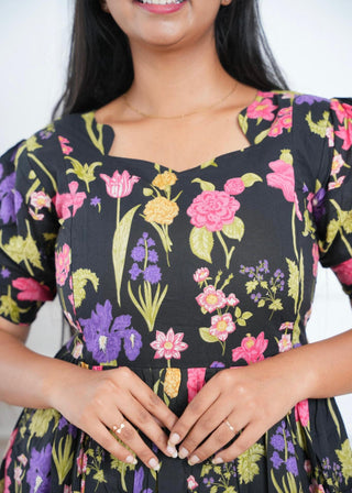 BLISS BOTANIC | MATERNITY COTTON MAXI ANKLE LENGTH