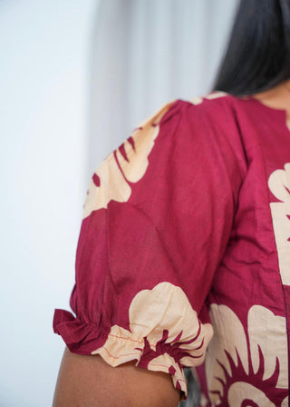 DAISY SCALLOP | MATERNITY COTTON MAXI ANKLE LENGTH