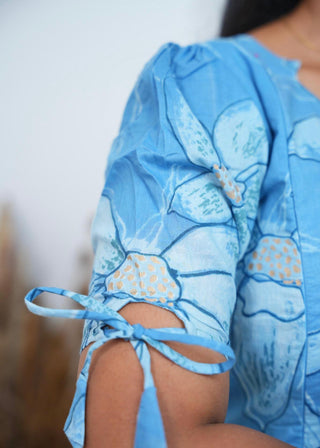 OCEAN FLORA | MATERNITY COTTON MAXI ANKLE LENGTH