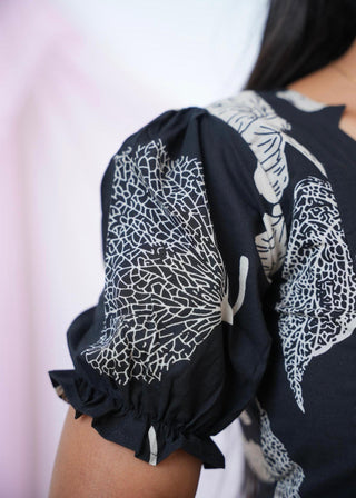 BLACK PARISIAN | MATERNITY COTTON MAXI ANKLE LENGTH