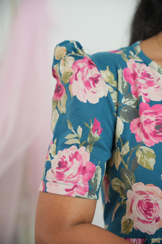 ROSE | NON-FEEDING MAXI – PUFF SLEEVES | FULL LENGTH MAXI