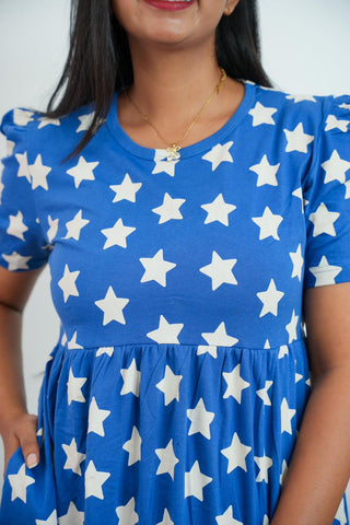 NEW STAR | NON-FEEDING MAXI – PUFF SLEEVES | FULL LENGTH MAXI