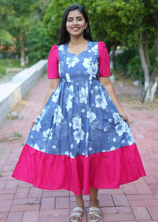 DOUBLE SHADE | MATERNITY MAXI ANKLE LENGTH