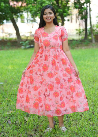 BUTTERFLY | MATERNITY GEORGETTE MAXI ANKLE LENGTH