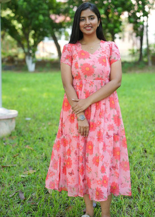 BUTTERFLY | MATERNITY GEORGETTE MAXI ANKLE LENGTH