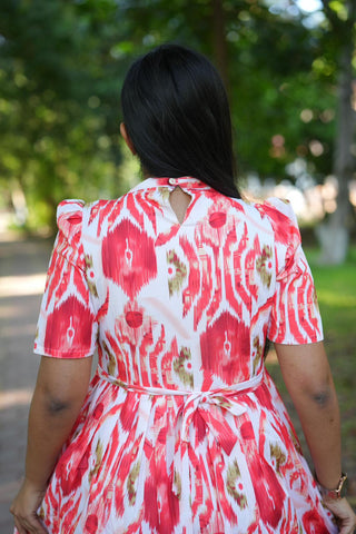 CORAL MOTIF | MATERNITY MAXI ANKLE LENGTH