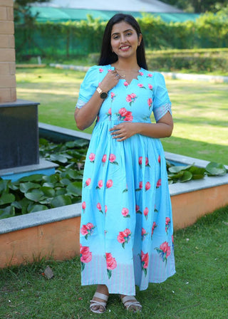 MISTY LOTUS | MATERNITY MAXI FULL LENGTH