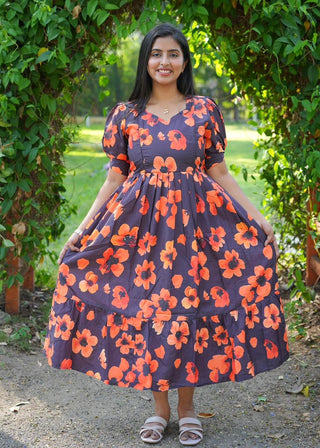 BOHEMAIN FLORA | MATERNITY MAXI ANKLE LENGTH