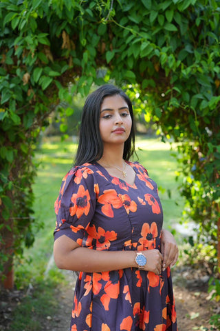 BOHEMAIN FLORA | MATERNITY MAXI ANKLE LENGTH