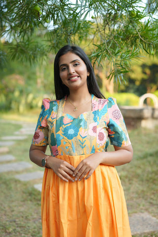 MAJESTIC YELLOW | MATERNITY MAXI FULL LENGTH