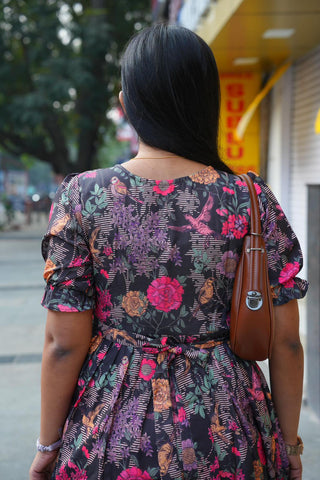 COLOURFUL FLOWERS | MATERNITY MAXI ANKLE LENGTH