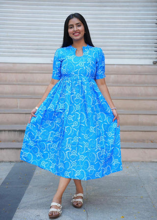 BOTEH BLUE | MATERNITY MAXI ANKLE LENGTH