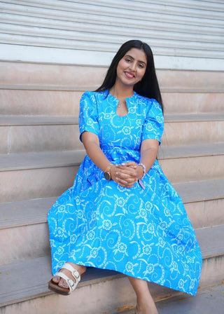 BOTEH BLUE | MATERNITY MAXI ANKLE LENGTH