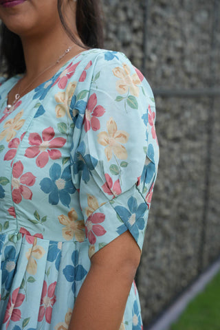 COLOURFUL FLOWERS | MATERNITY MAXI ANKLE LENGTH