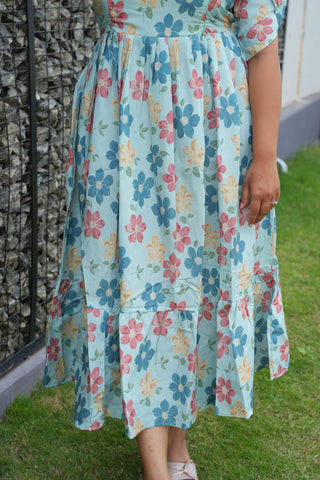 COLOURFUL FLOWERS | MATERNITY MAXI ANKLE LENGTH