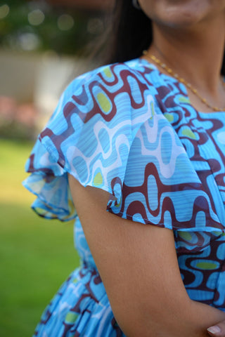 RETRO FLARE | MATERNITY GEORGETTE MAXI ANKLE LENGTH