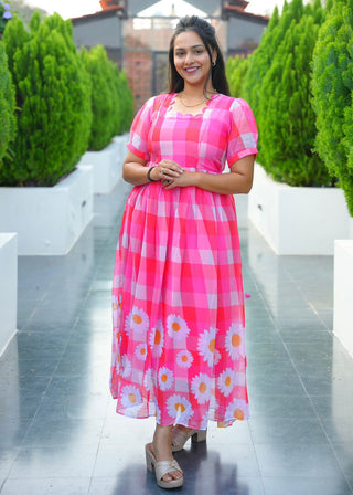 DAISY | MATERNITY GEORGETTE MAXI FULL LENGTH