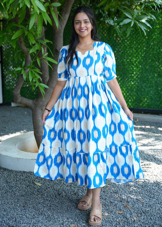 MULTI IKKAT | MATERNITY MAXI ANKLE LENGTH