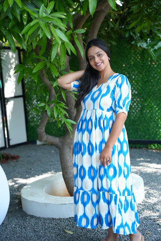 MULTI IKKAT | MATERNITY MAXI ANKLE LENGTH