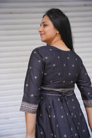 ROYAL BLACK | MATERNITY MAXI FULL LENGTH