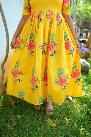 ROYAL YELLOW | MATERNITY MAXI FULL LENGTH