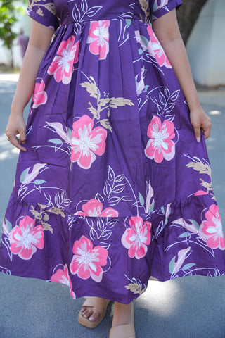 NEON BLOOM | MATERNITY MAXI ANKLE LENGTH