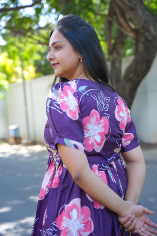 NEON BLOOM | MATERNITY MAXI ANKLE LENGTH