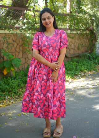 TWILIGHT MAGENTA | MATERNITY MAXI ANKLE LENGTH