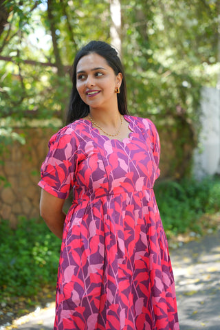 TWILIGHT MAGENTA | MATERNITY MAXI ANKLE LENGTH