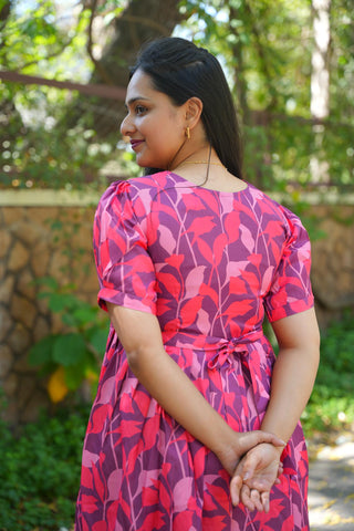 TWILIGHT MAGENTA | MATERNITY MAXI ANKLE LENGTH