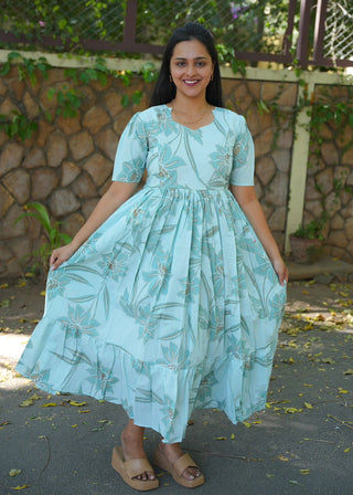 MINTED MEADOW | MATERNITY COTTON MAXI ANKLE LENGTH