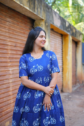 STYLISH STROLL | MATERNITY COTTON MAXI ANKLE LENGTH